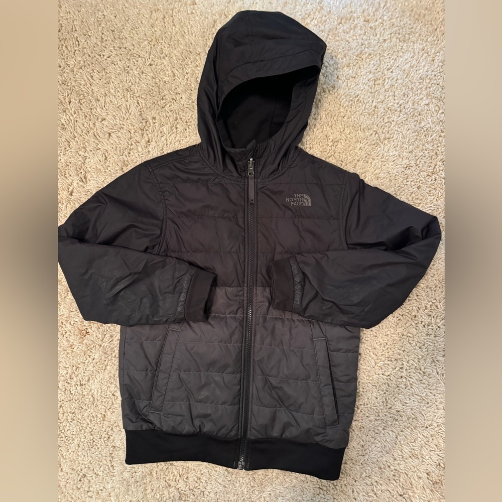 The North Face Boys' Reversible Jacket - Black Size M